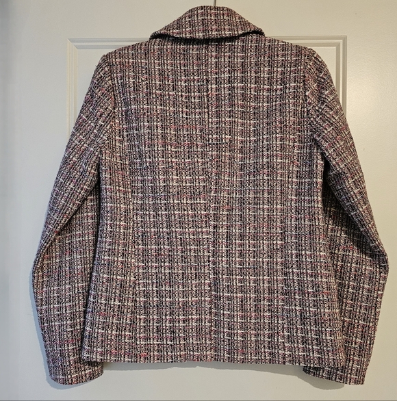 Bagatelle Collection Elegant Pink Tweed Women's Jacket-Blazer Sz Small - Picture 7 of 8